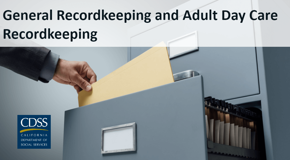 CDSS-615 General Recordkeeping and Adult Day Care Recordkeeping Cover Image