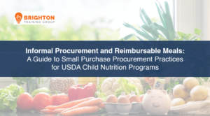 BTG-562 Informal Procurement and Reimbursable Meals: A Guide for Small Purchases Cover Image